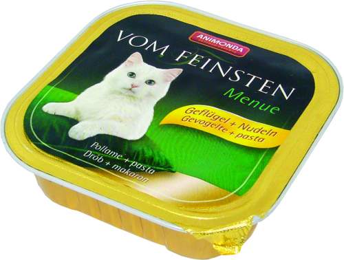 Animonda Vom Feinsten Menue paštika pro kočky drůbeží+těstoviny 150g
