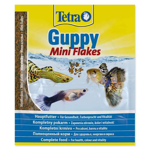 TETRA Guppy Mini Flakes sáček - KARTON (20ks)