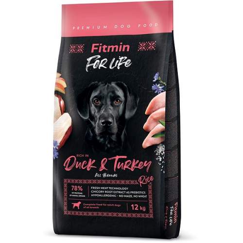 Fitmin For Life Dog Duck & Turkey 12 kg