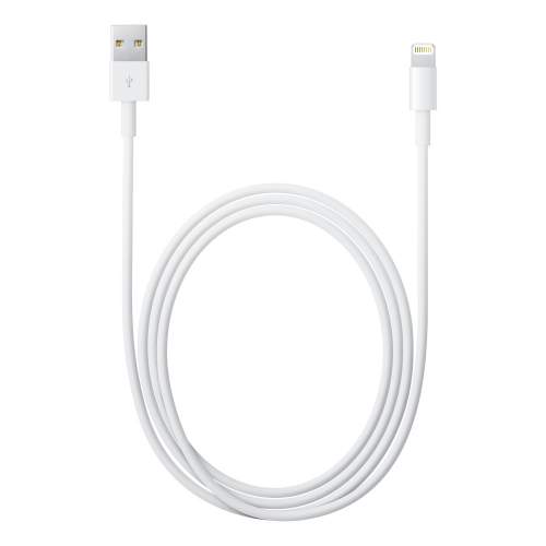 Apple Lightning datový kabel MD819 pro iPhone, 26553, bílý, 2m (Bulk) - zánovní
