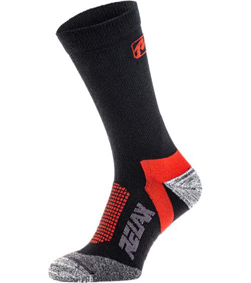 Relax Nordic Lyžařské ponožky - merino RSO37 černá/červená 39 - 42
