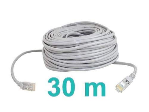 MG LAN síťový kabel 30m, bílý