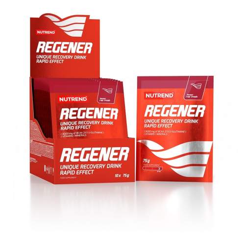 Energetický nápoj Nutrend Regener 10x75g Příchuť: red fresh