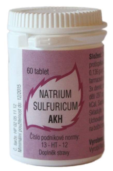 Natrium sulfuricum AKH por.tbl. 60