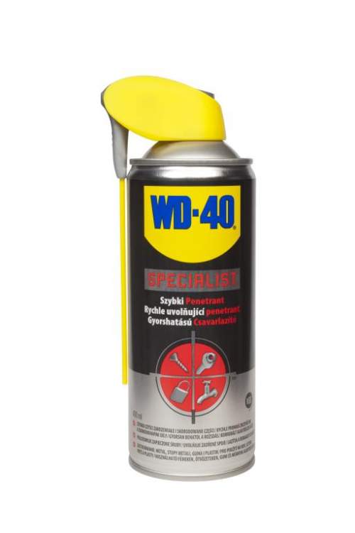 WD-40 Specialist - uvolňující penetrační olej na zarezlé šrouby ve spreji, 400 ml