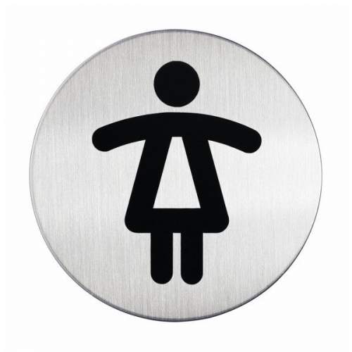 DURABLE 490423 - Piktogram pro označení toalet "WC dámy", 83 mm