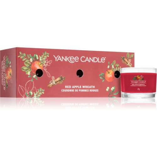 YANKEE CANDLE Red Apple Wreath 3× 37 g