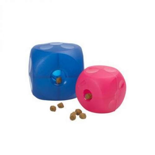 Kruuse Hračka pes BUSTER Soft Mini Cube purpurová 10cm