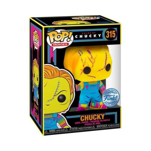 Funko POP! #315 Movies: Bride of Chucky-Chucky (BLKLT)