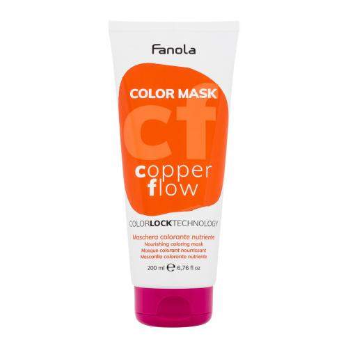 Fanola Color Mask vyživující a barvicí maska na vlasy 200 ml odstín Copper Flow pro ženy