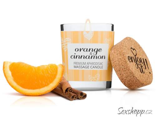 VALAVANI Magnetifico Masážní svíčka na tělo MAGNETIFICO - Enjoy it! Orange and cinnamon