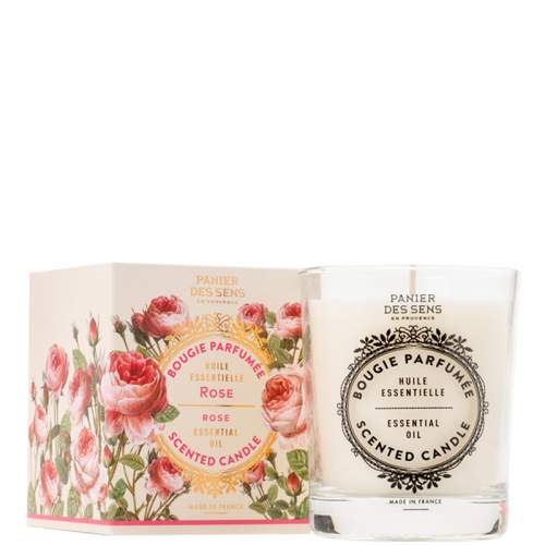 Panier des Sens Vonná svíčka ve skle Soothing Rose (Scented Candle) 180 g