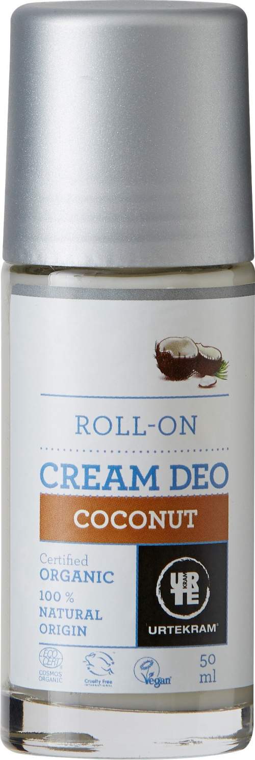 URTEKRAM Deodorant roll on krémový kokosový 50ml BIO
