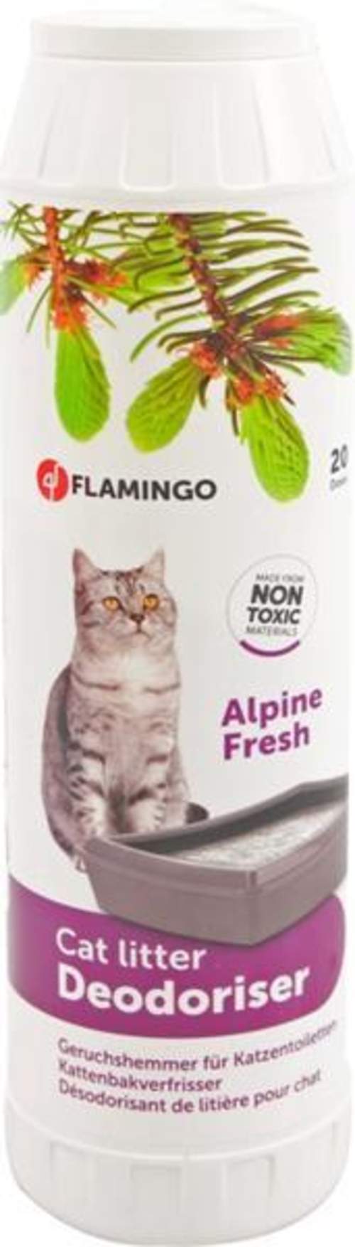 Flamingo Deodorant do toalety pro kočky - Alpský vánek FLA-501065