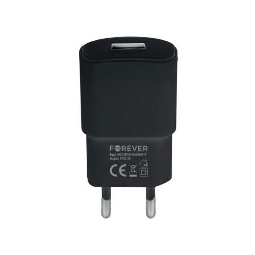Forever Nabíječka do sítě USB 3A QC3.0 TC-01 GSM101953, černá