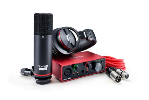 Focusrite Scarlett Solo Studio 3RD Generation + mikrofon + sluchátka + kabel FR SSOLOST-3G