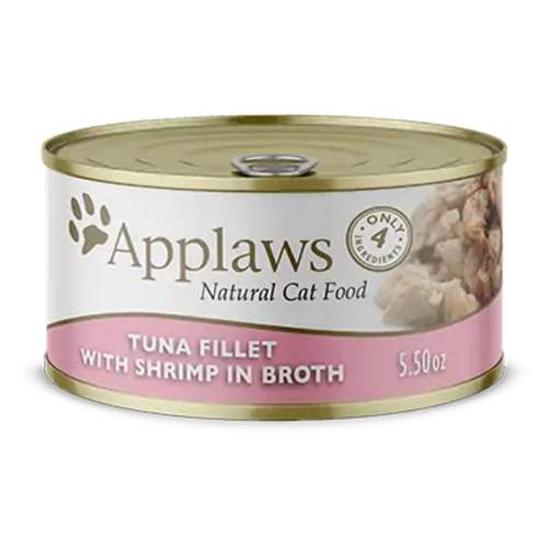 Applaws konzerva Cat tuňák a krevety 156 g