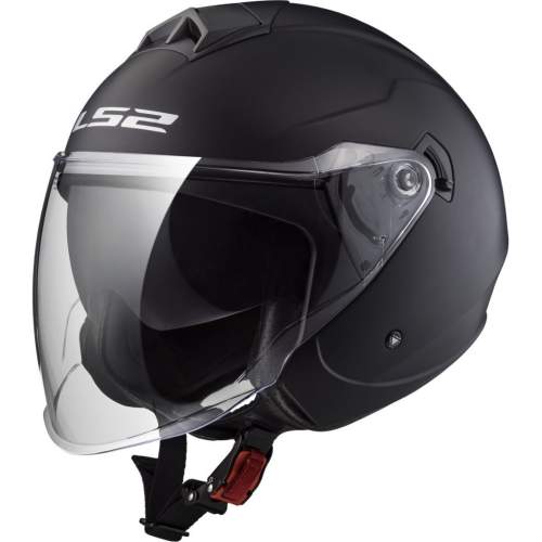 Moto helma LS2 OF573 Twister II Single Mono Barva Matt Black, Velikost XXL (63-64)