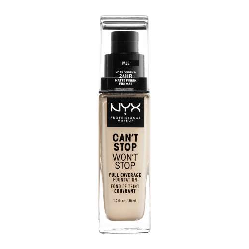 NYX Professional Makeup Can't Stop Won't Full Coverage č. 1 - Pale Make-up 30 ml