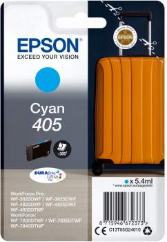 Epson 405 - azurová - originál - inkoustová cartridge C13T05G24010