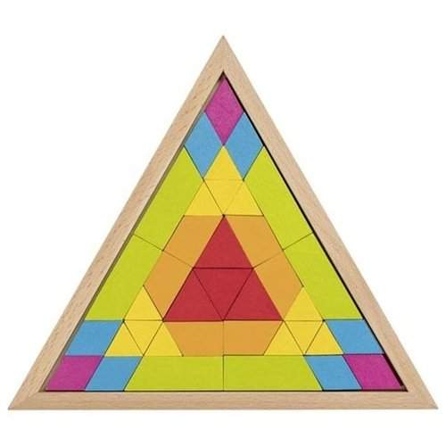 Goki Dřevěná mozaika Trojúhelník