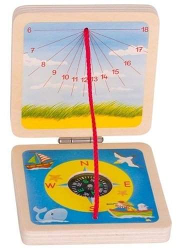 Goki Kapesní sluneční hodiny s kompasem