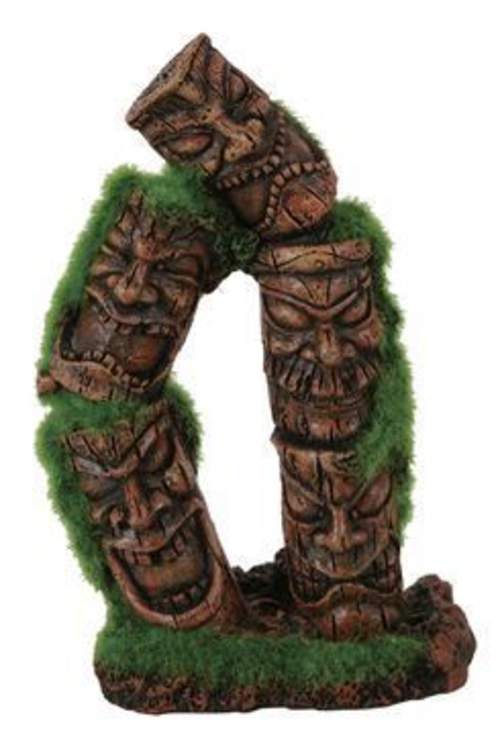 Zolux Totem s živými smínky mechu 7,7 × 5,6 × 13,8 cm