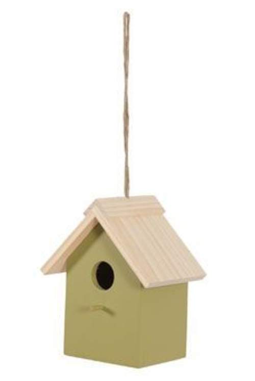 Zolux Dřevěná budka na hnízdění pro ptáky domek 17 × 12 × 20 cm