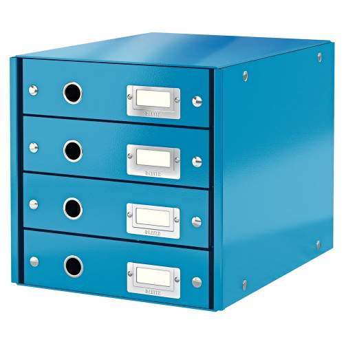 Leitz Zásuvkový box Click&Store, 4 zásuvky, modrá 60490036