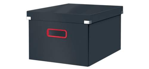 Leitz Univerzální krabice Click&Store COSY, velikost M (A4), sametově šedá 53480089