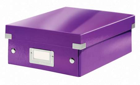 Leitz Organizační box Click&Store, velikost S, purpurová 60570062