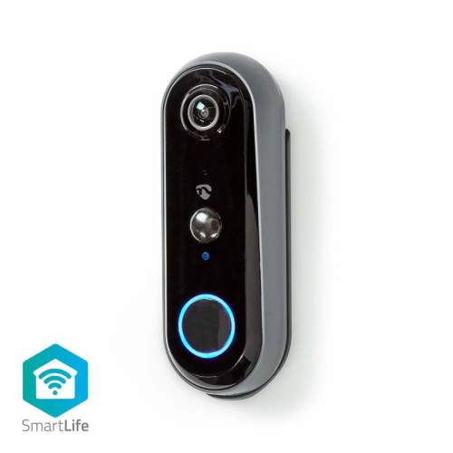 Nedis SmartLife dveřní video telefon, Wi-Fi, napájení z baterie, Android™ & iOS, Full HD WIFICDP20GY