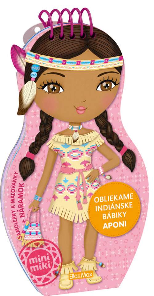 Ella &Max Obliekame indiánske bábiky - Aponi