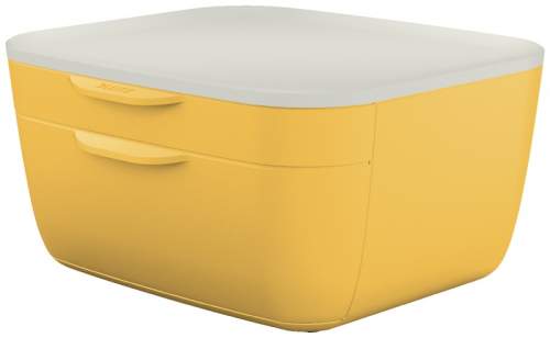 Žlutý zásuvkový box Leitz Cosy