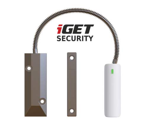 iGET SECURITY EP21 - bezdrátový magnetický senzor vrata a železné dveře pro alarm M5-4G
