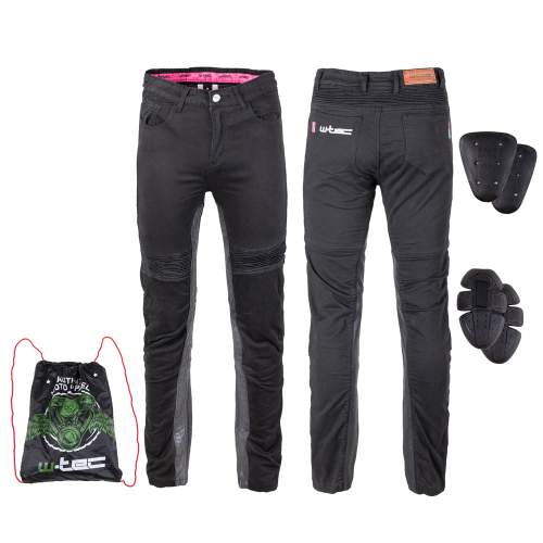 Dámské moto kalhoty W-TEC Ragana Barva černá, Velikost 3XL