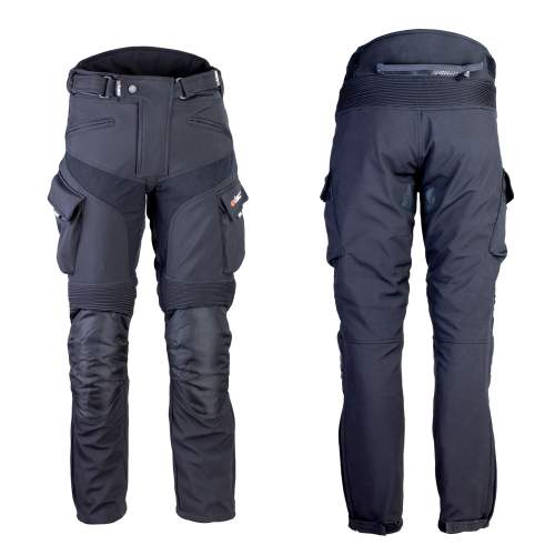 Pánské softshellové moto kalhoty W-TEC Erkalis Barva černá, Velikost L
