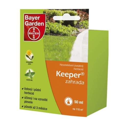 Likvidátor plevele, Bayer Garden KEEPER ZAHRADA, balení 50 ml