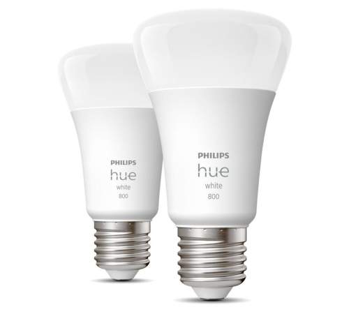 LED žárovka (sada 2 ks) Philips Lighting Hue Hue White E27 Doppelpack 2x800lm 60W, E27, 18 W, N/A