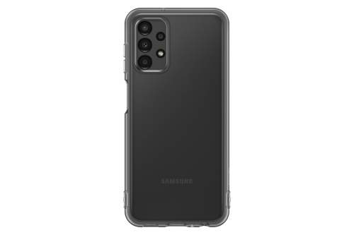 Poloprůhledný zadní kryt s poutkem pro Samsung Galaxy A13, černá
