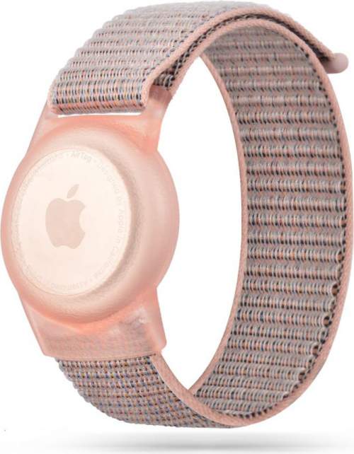 Tech-Protect Nylon řemínek na Apple AirTag, Pink