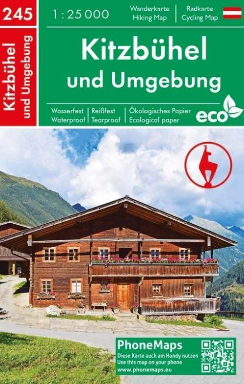 PhoneMaps 245 Kitzbühel und Umgebung 1:25 000 / Turistická mapa