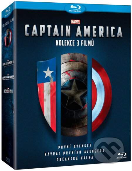 Captain America kolekce 1.-3. Blu-ray