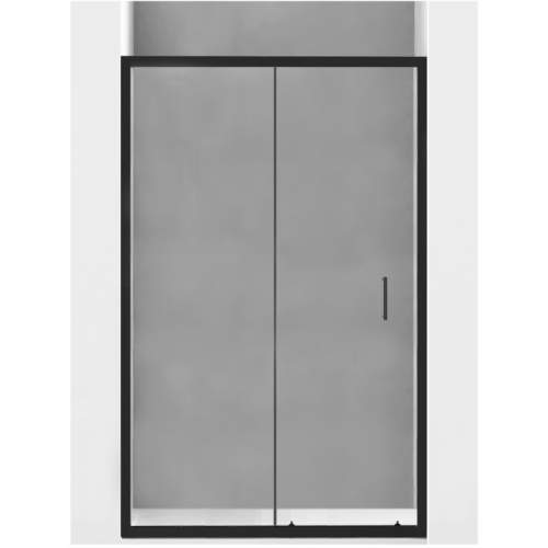 MEXEN Apia posuvné sprchové dveře 100 cm, transparent, černá 845-100-000-70-00
