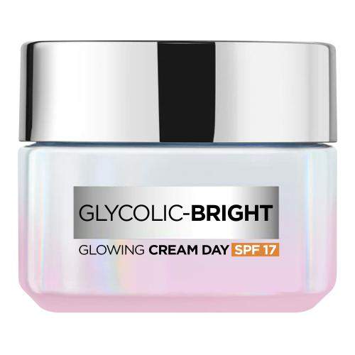 L'Oréal Paris Glycolic-Bright Glowing Cream Day SPF17 rozjasňující denní pleťový krém 50 ml pro ženy