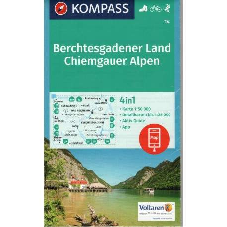 Bertesgadener Land, Chiemgauer Alpen 14 NKOM 1:50T