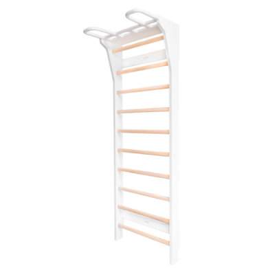 Žebřiny FitWood AARNI - WHITE FRAME - BIRCH BARS