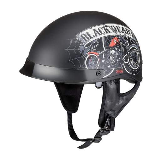 Moto přilba W-TEC Black Heart Rednut Barva Motorcycle/Matt Black, Velikost S (55-56)