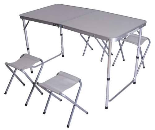 Rojaplast Campingový SET stůl 120x60cm+4 stoličky
