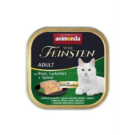 Animonda V.Feinsten CORE hovězí, losos filet + špenát pro kočky 32x100 g